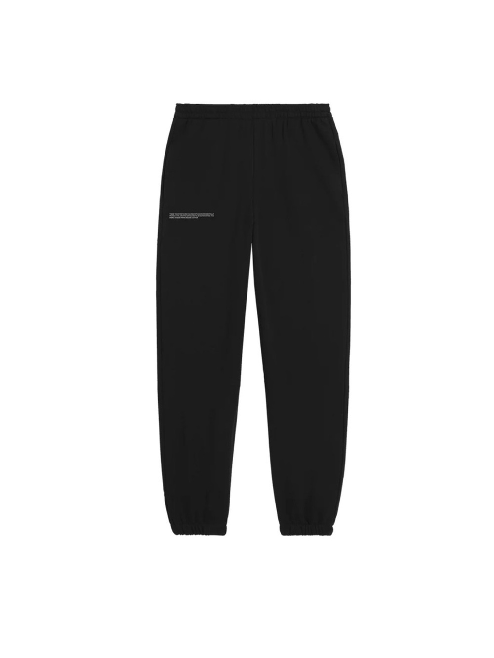 Pangaia Black Elastic-Waist Joggers